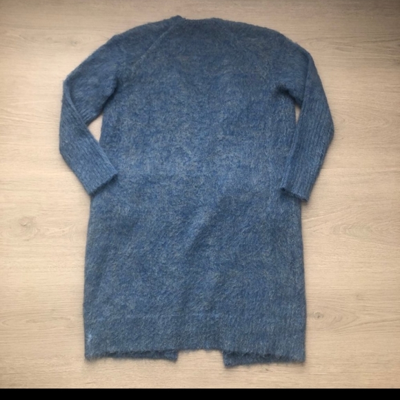Acne Studios | Blue Raya Mohair Long Cardigan - Picture 5 of 7